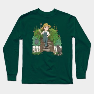 Garden Girl and the Critters Long Sleeve T-Shirt